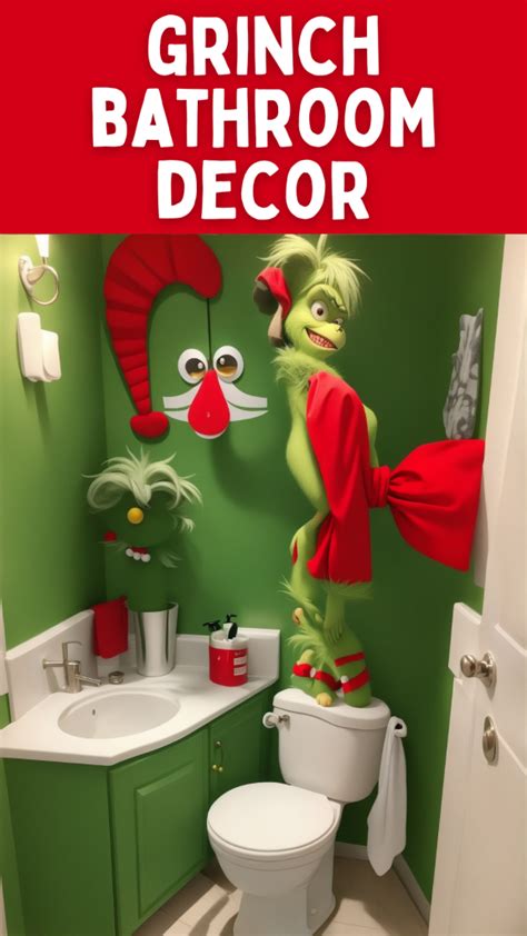 grinch bathroom decor|grinch wooden bathroom sign.